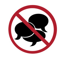 Sign - No Talking