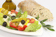 Salat mit Olivenöl
