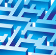 blue vector labyrinth