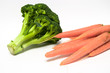 Brokoli und Karotten