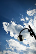 Lamppost with cloudscape background