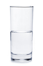 Half Full Glass Of Water
