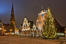 Riga At Christmas Time
