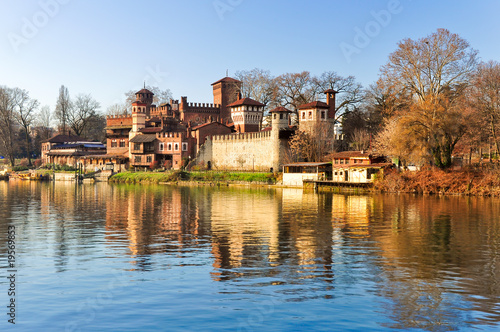 Fotomural BORGO MEDIEVALE, PARCO DEL VALENTINO, TORINO