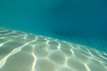 Ripples Of Sunlight Underwater