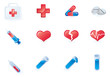 set of 12 medical icons