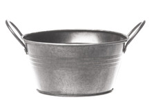 Metal Pail Isolated