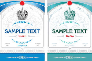 Label design - vodka