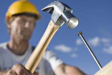 Wall Mural - construction worker