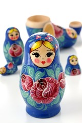 Wall Mural - russian Matryoshka nesting dolls