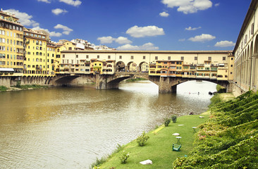 Sunset over Ponte Vecchio