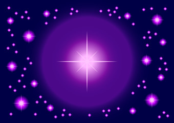 Wall Mural - Shining stars
