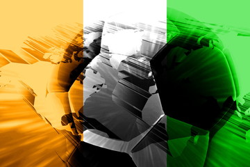  Flag of Ivory Coast soccer