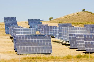 solar panels, Extremadura, Spain