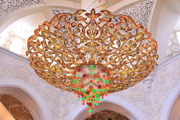 Wall Mural - Interior of Sheikh Zayed Mosque in Abu Dhabi 16