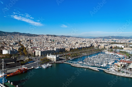 Plakat na papierze fotorealistycznym Hiszpania - barcelona - przegląd