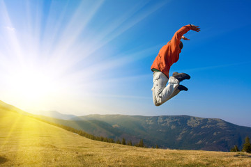 Wall Mural - jump
