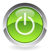 Green Power-button