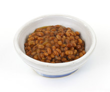 Baked Beans In Old Bowl