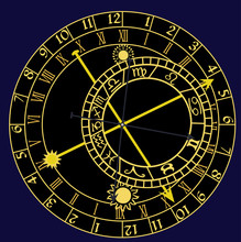 Astronomical Clock - Vector