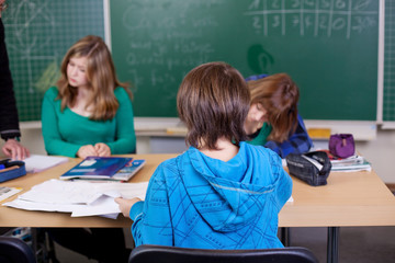 Poster - schüler in der schulklasse