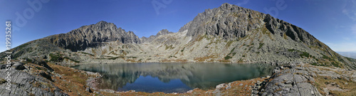 Board z aluminiowym obramowaniem Tatra mountians jesienne piękno