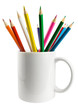 Cup with pencils