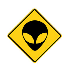 road sign - alien ahead