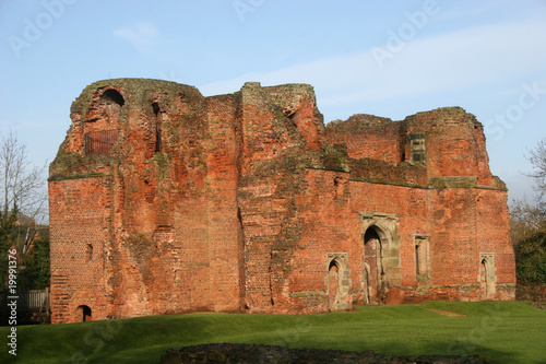 Obraz na płótnie canvas trzyczęściowy "tryptyk" Kirby muxloe castle