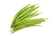 © Sandra van der Steen - raw green beans vegetables over white background