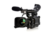 Fototapeta Sport - Professional video camera
