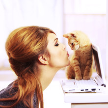 Kissing A Cute Kitten The Perfect Gift