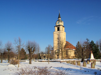 Wall Mural - Altdöbern Kirche Winter - Altdobern church winter 04