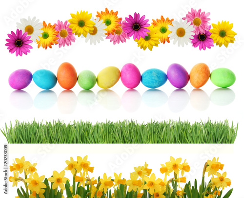 Spring Easter borders