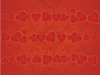 Valentine heart background