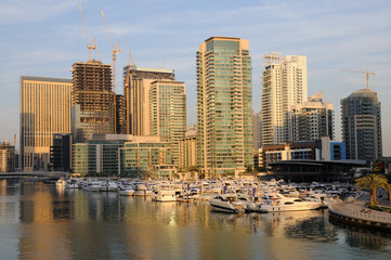 Wall Mural - Boats at Dubai Marina, Dubai United Arab Emirates