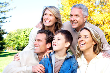 Wall Mural - Happy family