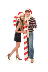 Poster - couple with candy