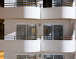 Balconies at the hotel