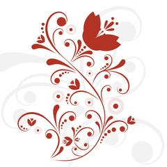 Canvas Print - floral design vector