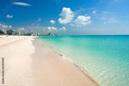 Plakat na papierze fotorealistycznym Południowa plaża, Miami