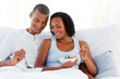 © WavebreakMediaMicro - Romantic couple having breakfast