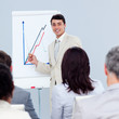 © WavebreakMediaMicro - Positive young businessman doing a presentation