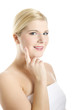 © Dmitrijs Gerciks - Young beautiful woman with healthy skin in white towel