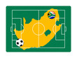Fußballfeld Südafrika