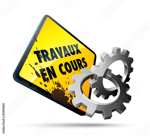 Travaux En Cours En Construction Stock Vector Adobe Stock Travaux En Cours En Construction Stock Vector Adobe Stock