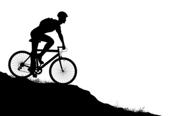 Mountain biker