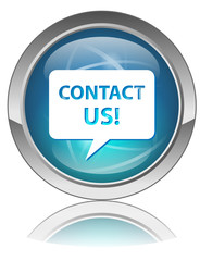 Sticker - contact us button (customer service details helpline call about)