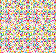 Bright seamless patten with little components, vector ilustraton