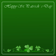 Wall Mural - design for St. Patrick's Day